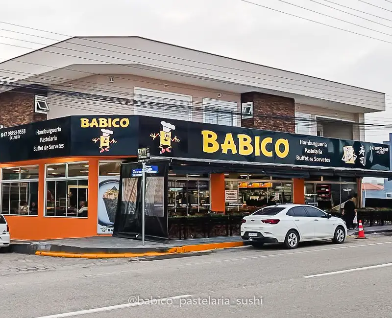 Fachada do restaurante Babico, em Itajuba
