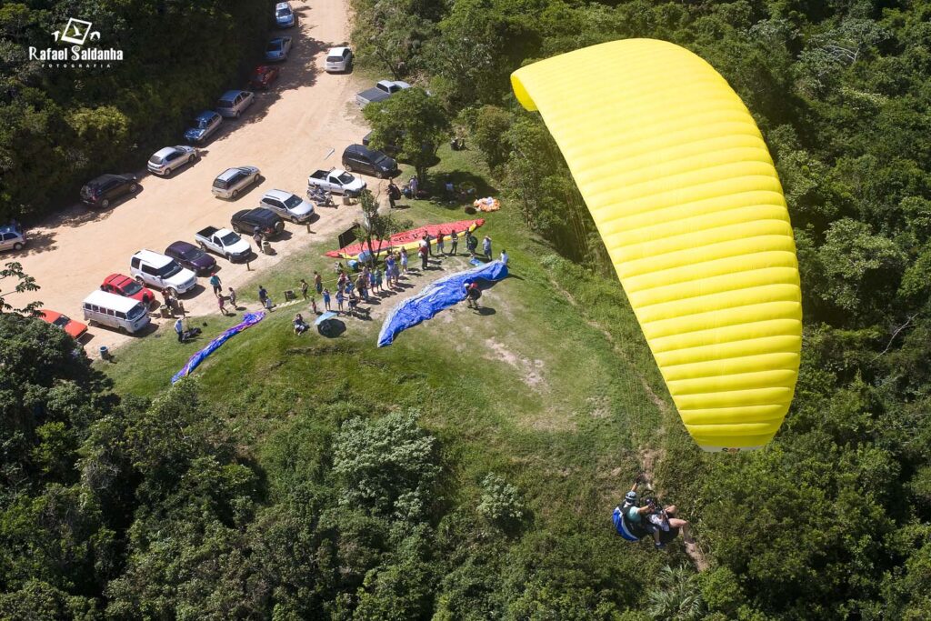parapente mirante praia vermelha