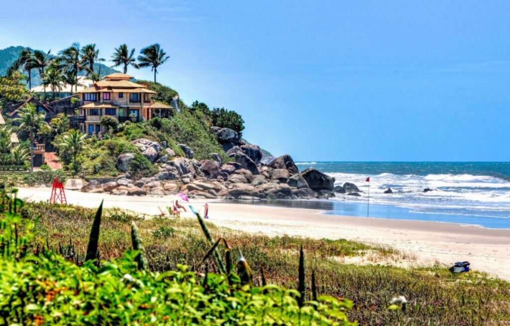 Praia de Ubatuba, em São Francisco do Sul