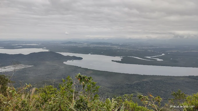 Vista do Morro do Canta Galo, em São Francisco do Sul