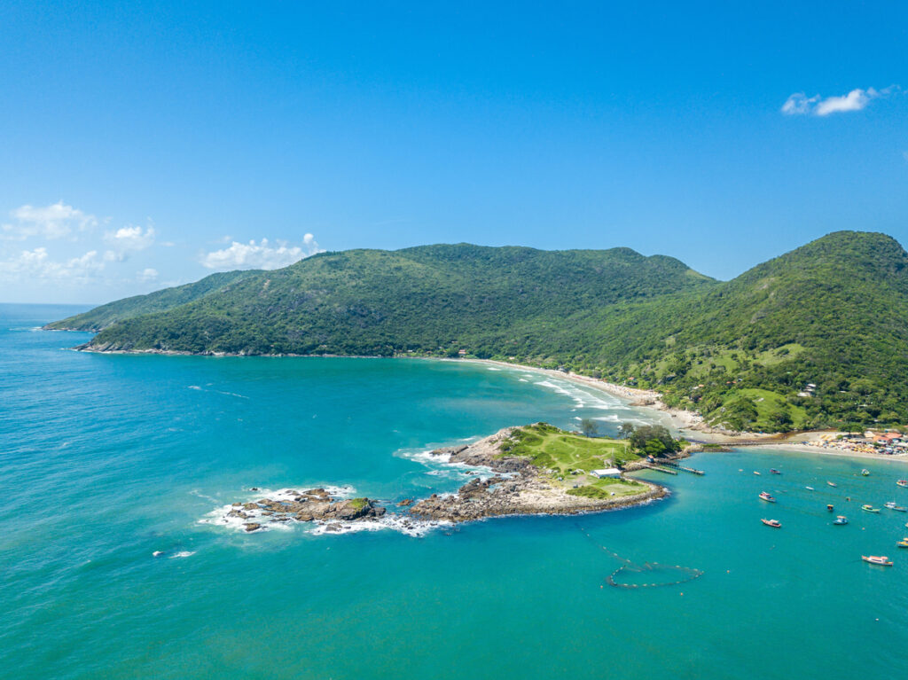 Praia da Armação, em Florianópolis