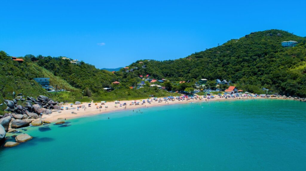 Praia da Tainha, em Bombinhas - SC