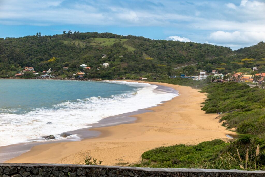 Praia de Taquaras, em SC