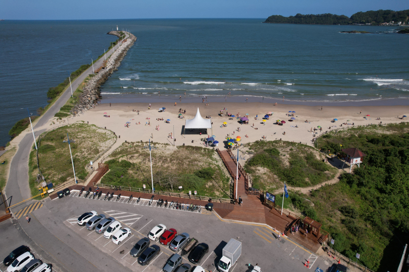 Praia do Atalaia, em Itajaí