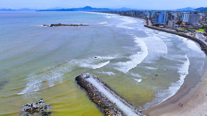 Praia do Gravatá, em Navegantes