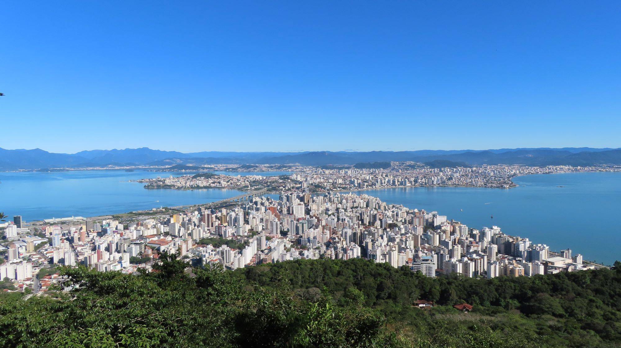 Mirante do Morro da Cruz, em Florianópolis
