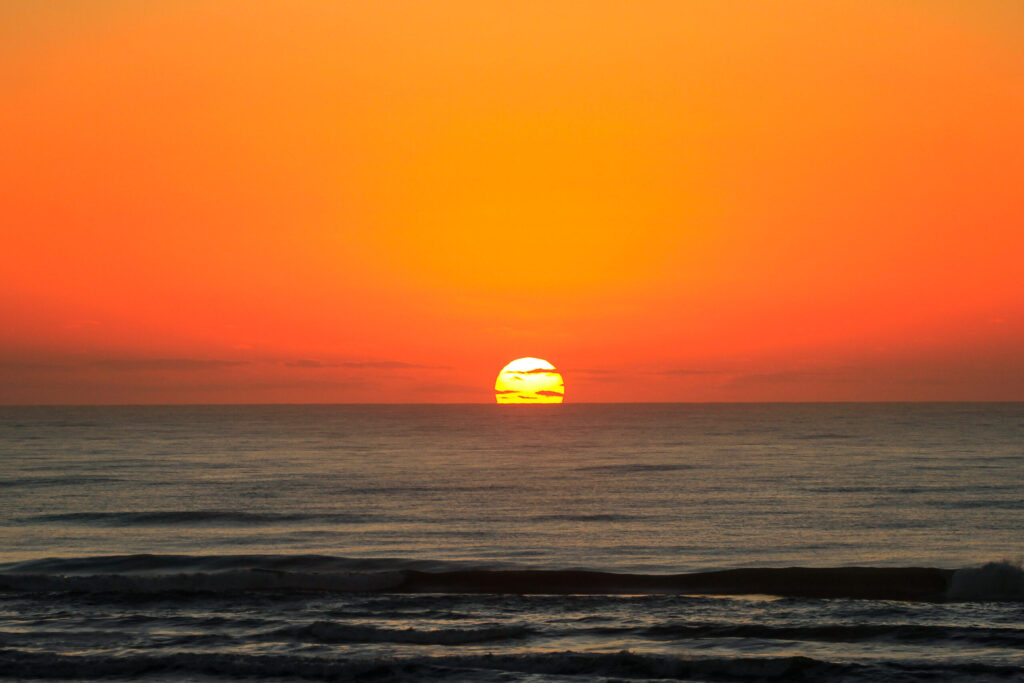 por do sol em Jaguaruna, SC