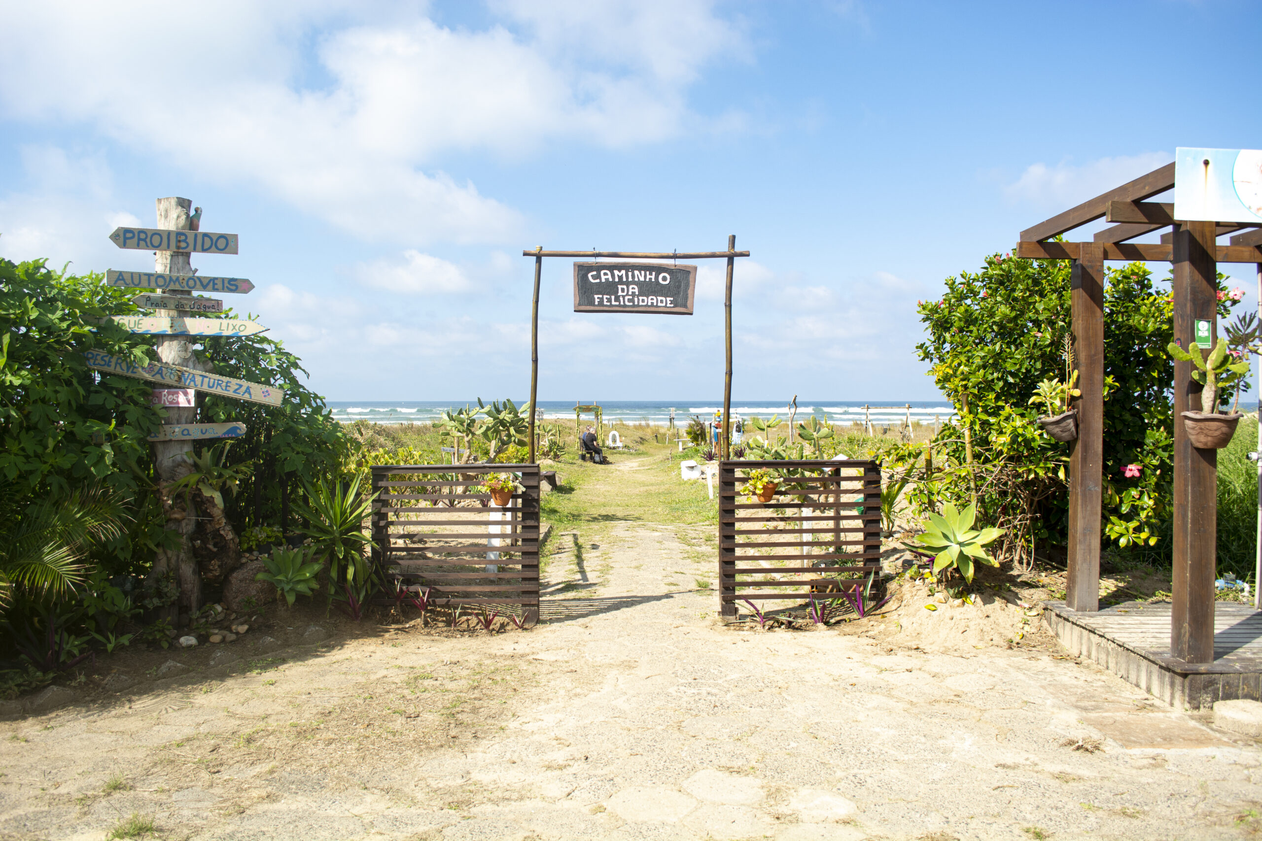 Praia de Arroio Corrente, em SC